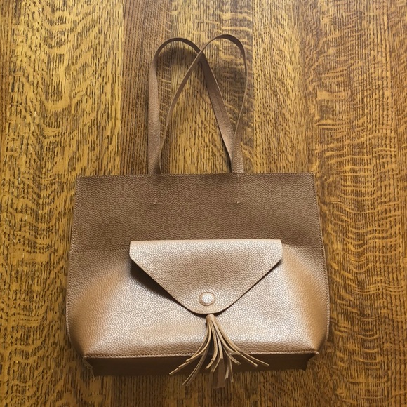 Handbags - Custom Made tote with removable clutch